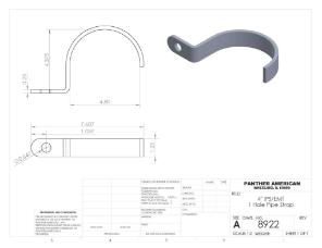 1 Hole Pipe Straps Image