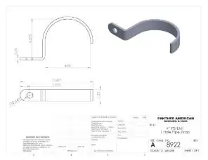 1 Hole Pipe Straps