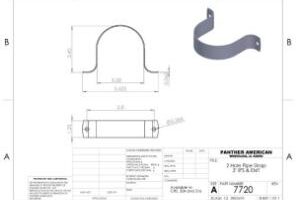 One or Two Hole Pipe Strap?